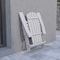 Flash Furniture Gray All-Weather Folding Adirondack Chairs, PK 2 2-JJ-C14505-GY-GG - alternate 4